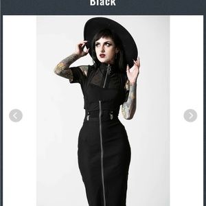 Very stretchy black dress